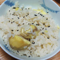 ☆☆くるみもち☆☆'s cooksnap of when they made 炊飯器で簡単！栗ごはん.