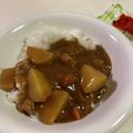 papikun's cooksnap of when they made 新じゃがごろごろカレーライス♪.