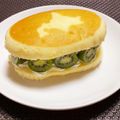 ☆あいちゃん's cooksnap of when they made 蒸しパンde ヨーグルトフルーツサンド.
