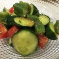 あおちゃんすの部屋's cooksnap of when they made 時短！トマト・キュウリ・オクラの和え物.