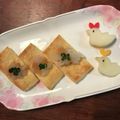 こつゆ514's cooksnap of when they made りんご型抜き＊鳥さん.