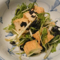☆baobab☆'s cooksnap of when they made 水菜と厚揚げのわさび和えサラダ.
