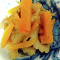 xyzクック's cooksnap of when they made レンコンと南瓜の甘酢きんぴら.