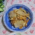 mmameco's cooksnap of when they made ☆大根・人参の皮とコンニャクの金平☆.