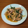 shirohige's cooksnap of when they made 豚肉とえのきニラ炒め.