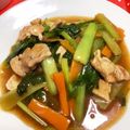クック50OAJY☆'s cooksnap of when they made 12分で簡単♪豚肉と小松菜の中華あんかけ.