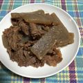 chi−ちゃん's cooksnap of when they made 牛肉とコンニャクの炒め煮.