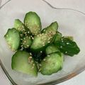ゆりはるみ♡'s cooksnap of when they made 昆布茶できゅうりのお漬物。.