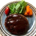 shgehsa's cooksnap of when they made 子供もOK!!赤ワインソースのハンバーグ.