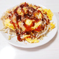 ぱふ♪'s cooksnap of when they made 時短！節約！お好みソースの焼きもやし卵.