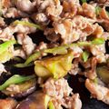 クックK3DI0Y's cooksnap of when they made 簡単！豚小間なす大葉の甘辛梅だれ炒め.