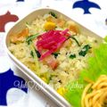 YUH♡ママ's cooksnap of when they made ■水菜で炒飯■.