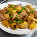 卯月のうさぎ２０１４'s cooksnap of when they made シェフ直伝！旬の栗と鶏肉の中華風八角炒め.