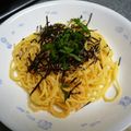 卯月のうさぎ２０１４'s cooksnap of when they made 再現＊自由が丘ピッティのたらこスパ♪.