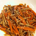 kuuko♪'s cooksnap of when they made ささがきごぼうのきんぴら☆.