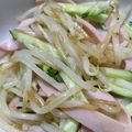 amileamila's cooksnap of when they made もやしきゅうりハムの中華サラダ☆.