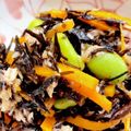 とんとんともた's cooksnap of when they made ひじきと枝豆と鶏の生姜ドレサラダ.