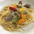 らんち☆'s cooksnap of when they made アヒージョの残りでスパゲッティ♪.