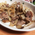 抹茶ソーダ's cooksnap of when they made れんこんと豚バラとまいたけの炒め.