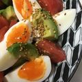 葉月優希's cooksnap of when they made おつまみに　トマトアボガドゆで玉子ナムル.