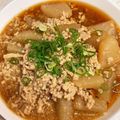 しゅーくりーむママ's cooksnap of when they made 大根とそぼろのあんかけ煮.