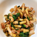 ちびろ食堂記録's cooksnap of when they made しめじとベーコンほうれん草の醤油マヨ炒め.