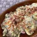 在宅勤務のおじさん's cooksnap of when they made ほっくり♡栗とチキンのグラタン.