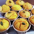 珠樹♪'s cooksnap of when they made HMで簡単☆ふわっふわかぼちゃマフィン.