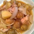 たまぉ★2323's cooksnap of when they made 鶏肉とじゃがいもの照り煮.