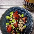 にゃんぶーー's cooksnap of when they made 簡単★ミニトマトと枝豆の豆腐サラダ.