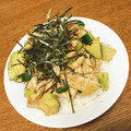 vabochan's cooksnap of when they made 鶏ささみのアボカドときゅうりの和風丼♪.