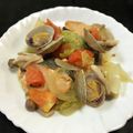 クック1CDFZW☆'s cooksnap of when they made 美味しすぎた…秋鮭のアクアパッツァ.