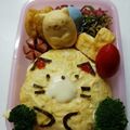くまやっこ's cooksnap of when they made すみっコぐらし ネコ オムライス弁当.