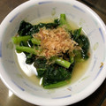 料理診断士（見習い）'s cooksnap of when they made 生わさびの香りが◎小松菜の白だしおひたし.
