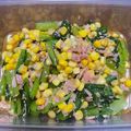 しまちょ★'s cooksnap of when they made ごま油香る！チンゲン菜とツナ缶の和え物.
