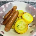 リクママ0505's cooksnap of when they made ズッキーニとウィンナーハーブ炒お弁当にも.