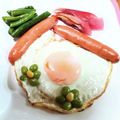 Match's cooksnap of when they made とにかく可愛く目玉焼♪お花をＯＮ♪No１.