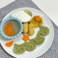 ＊＊くれこ＊＊'s cooksnap of when they made HB早焼き＊ほうれん草食パン（離乳食）.