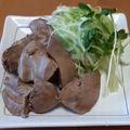 yumelon88's cooksnap of when they made ＊簡単おつまみ♪茹でレバーのレバ刺し風＊.