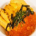 ♦︎くぅ〜こ♦︎'s cooksnap of when they made 贅沢おうちごはん！うにイクラ丼.