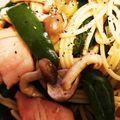 naki1227's cooksnap of when they made ★和風　きのこのスパゲッティー★.