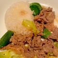 CHICHI☆PAY's cooksnap of when they made 【牛肉とピーマンとキャベツの味噌炒め】.