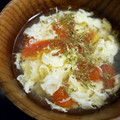 ぐでまる。's cooksnap of when they made トマトと卵のスープ　★宇都宮学校給食.