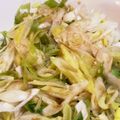 まいっくママ's cooksnap of when they made 超簡単！白菜と長葱のあつあつごま油サラダ.