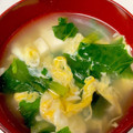 ラブパンチェリー's cooksnap of when they made 激早！青梗菜と豆腐と卵のふわとろスープ.