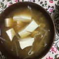 ちゃぎー's cooksnap of when they made もやしと豆腐の味噌汁♪.