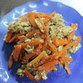 ★こじこじ★'s cooksnap of when they made 鯖の水煮缶で☆和風にんじんシリシリ.