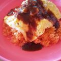 おおかみゅ's cooksnap of when they made 簡単ふわふわオムライス+デミグラスソース.