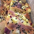 そらんま's cooksnap of when they made おさつフォカッチャ.