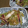まゆま〜ゆ's cooksnap of when they made イカとネギのしょうが醤油いため.